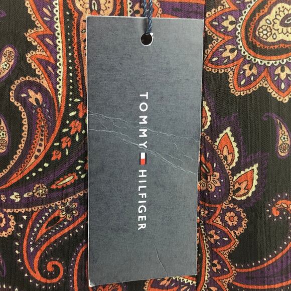 Tommy Hilfiger Paisley Midi Dress - Size 2 - Picture 11 of 12